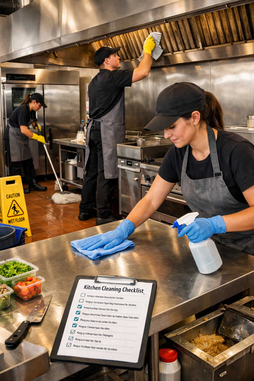 Professional Commercial Kitchen Cleaning Services