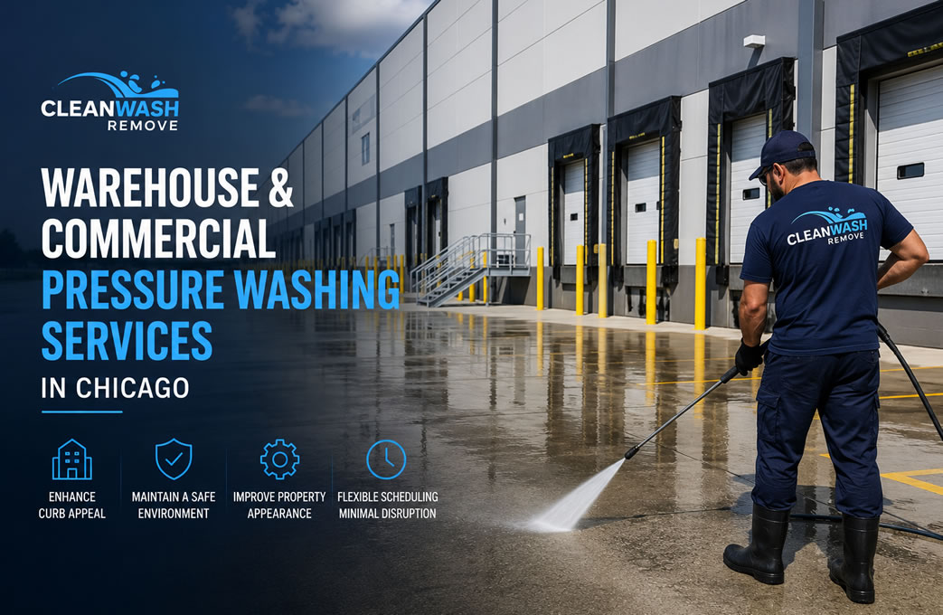 Commercial Pressure Washing for Warehouses2