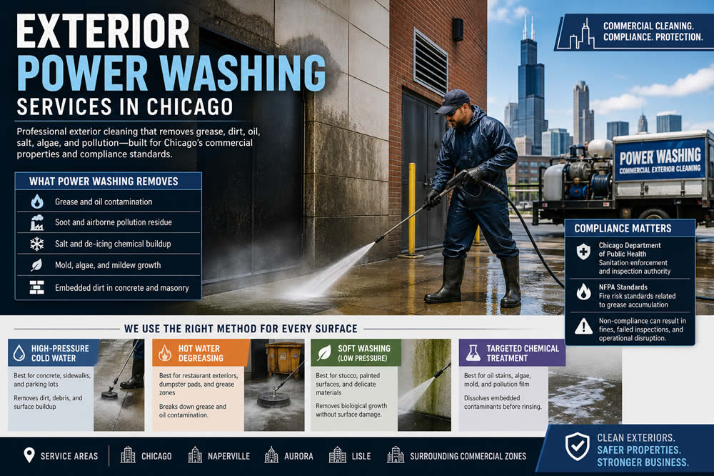Exterior Power Washing Services Chicago
