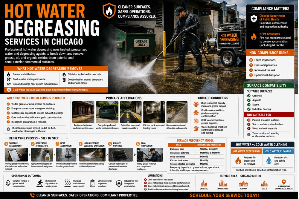 Hot Water Degreasing Services Chicago