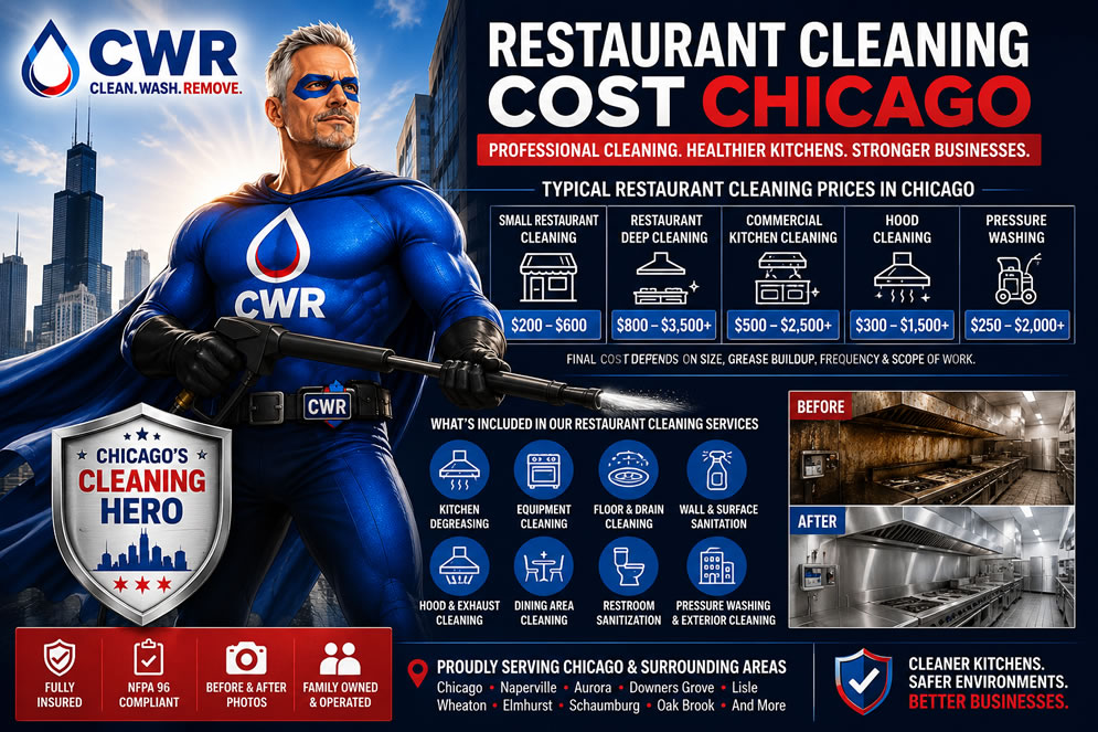 Restaurant Cleaning Cost Chicago: Pricing Guide for Commercial Kitchens and Restaurants