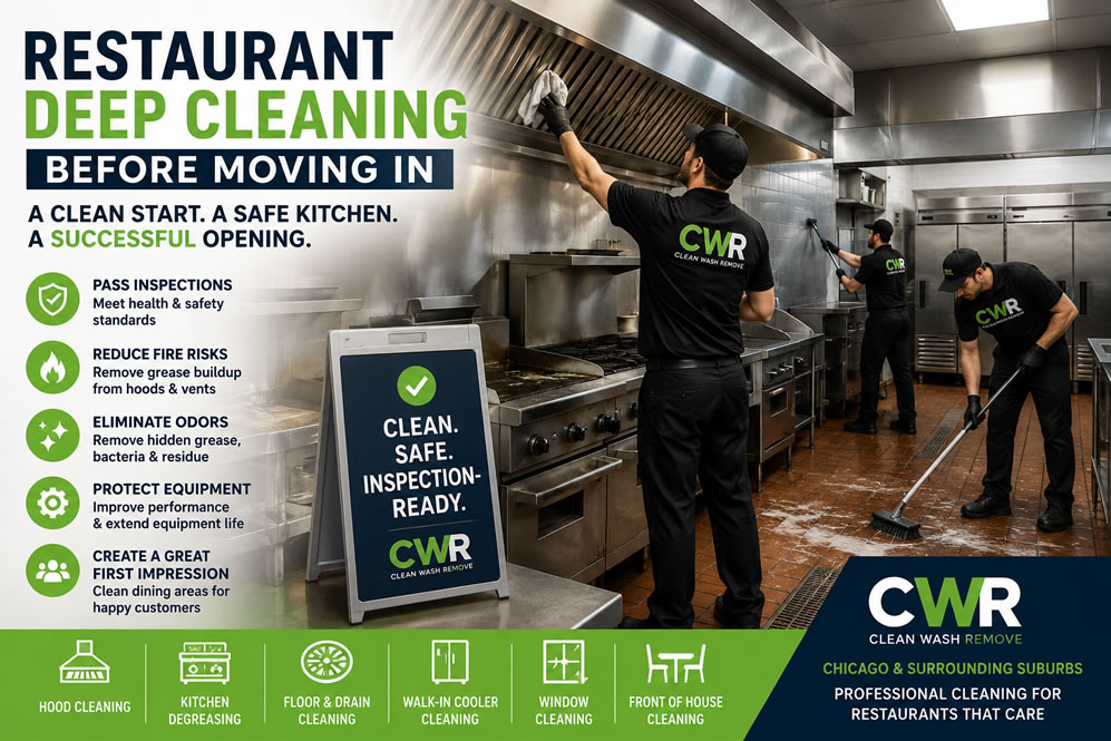 Restaurant Deep Cleaning Before Moving In: