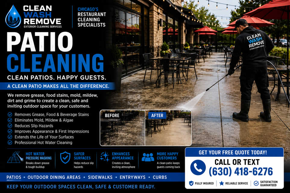 Patio cleaning Chicago