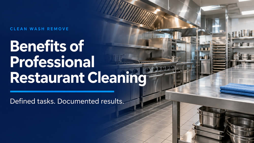 Benefits of Professional Restaurant Cleaning Services