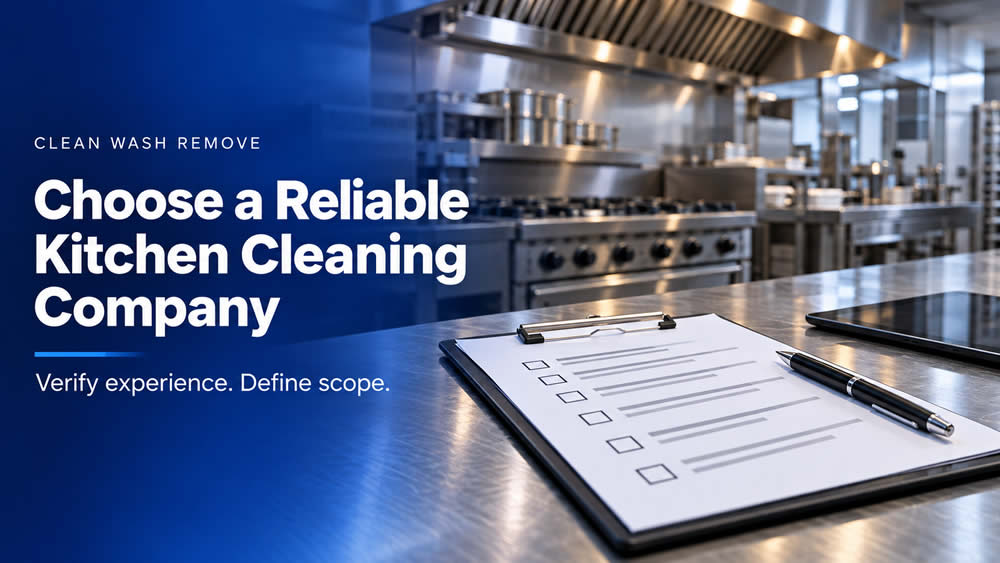 How to Choose a Reliable Kitchen Cleaning Company for Your Restaurant